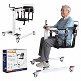 LCDOCTOR Patient Lift Transfer Chair, Transfer Chairs for Seniors, Lift Assit Chair for Elderly and Disabled, Transfer Wheelchair to Car Device, Sit to Stand Lift Aid
