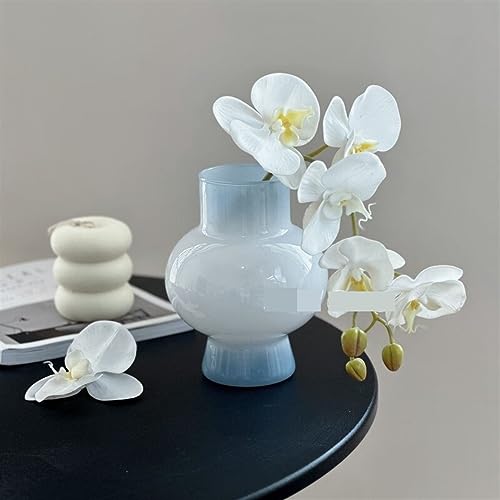 Vase en verre moderne pour décorations d'arrangement floral de table - 5