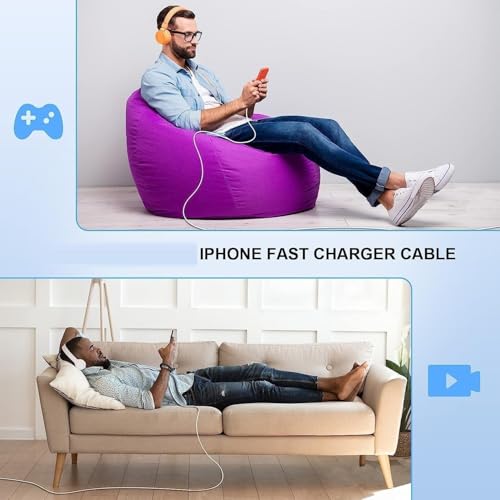 Image of USB-C to Lightning Cable Fast Charging,iPhone Charger Lightning Cable USB C | 4Pack 3FT iPhone Fast Charger Cable USB-C Power Delivery Charging Cord for iPhone 14 /13 /12 /11 /XS /XR /X /8 /iPad