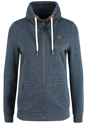 OXMO OXVicky Sweat Zip-Jacke Damen Sweatjacke Sweater Pullover mit...