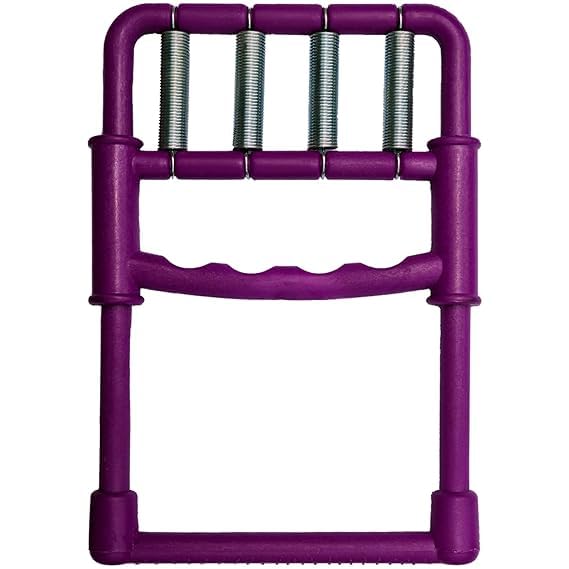 Image of Finger and Hand Grip Exerciser, Plastic Physiotherapy Tool for Finger Strength, Wrist and Forearm Exercise, Fitness Grip Trainer, Multicolor, Pack of 1