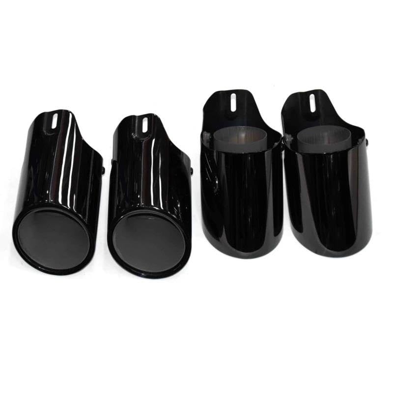 Tubo de escape negro de acero inoxidable para Panamera S 971 6