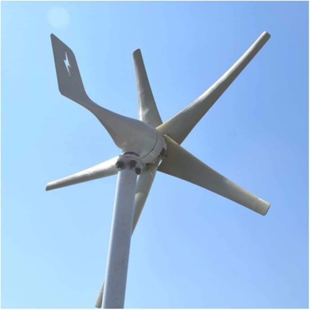 Kit generatore di turbina eolica, 48 V, generatore di energia a basso rumore, con controller e 5 pale per sistemi eolici a energia solare, soluzione efficiente per l'energia rinnovabile