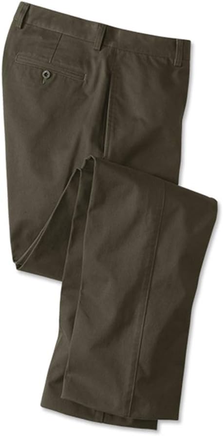 Men's Ultimate Khakis Trim Fit - Plain Front, Olive