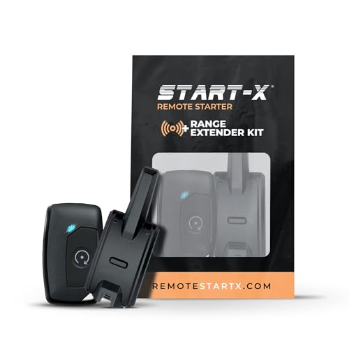 Start-X Range Extension Kit (2,000 ft) for Remote Starter, 1 Button, 1 Way | Includes 2 Remotes, Antenna and Antenna Cable