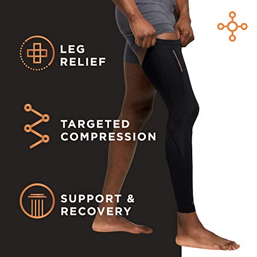 Tommie Copper Performance Compression Leg Sleeve, Unisex, Men & Women | Breathable Support for Muscle Fatigue & Recovery3