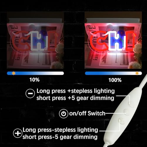 Image of Chicago Sports Teams Neon Sign, Fans Man Cave Neon Light for Wall Decor, Sports Themed Neon Sign, Dimmable USB Powered Neon for Man Cave, Bedroom, Gift for Chicago Fans