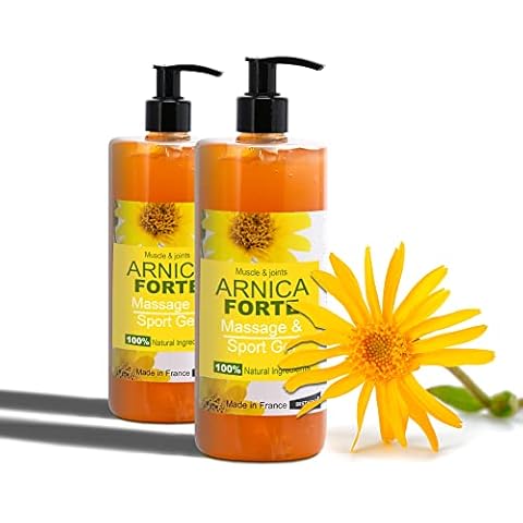 90% Arnica Forte Gel. Familiar Pack Rapid Muscle & Joint Pain Relief Balm. Bruising & Swelling Massage Gel. 100% Natural Anti-inflammatory (Bruises). Relaxing Arnica Cream Skin - 2 x 200 ml Cover
