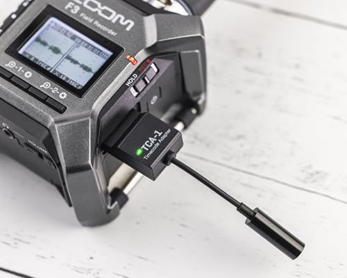 Image of Zoom F3 2-Channel 32-Bit Float Field Recorder Bundle with Zoom TCA-1 Timecode Adapter for Audio-Video Sync (F3 + TCA-1 Timecode Adapter)