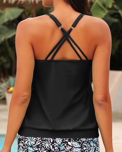 Yonique Modest Tankini Tops for Women - Loose Fit Swim Tops No Bottom3