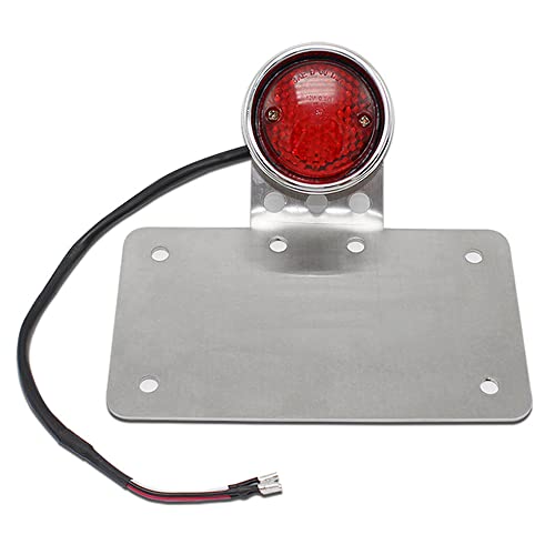 Suporte De Placa Para Montagem De Luz De Freio Traseira De Motocicleta Para Harley Chopper Bobber Cu