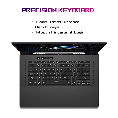 ROG Zephyrus G15 Ultra Slim Gaming Laptop, 15.6” 165Hz QHD Display, GeForce RTX 3080, AMD Ryzen 9 5900HS, 16GB DDR4, 1TB PCIe NVMe SSD, Wi-Fi 6, Windows 10, Eclipse Gray, GA503QS - Notebook - Immagine 4