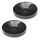 Simfer 2x Aktivkohlefilter Dunstabzugshaube, Passend für divers. Modelle Dunstabzugshauben von Simfer, CH 8662, CH 8663, CH 8652, Durchmesser: ca. 150 mm
