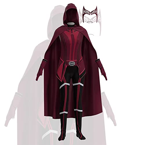 UNIEAN Mujeres Wanda Maximoff Cosplay Disfraz Niñas Traje Halloween Fiesta adultos Disfraces...