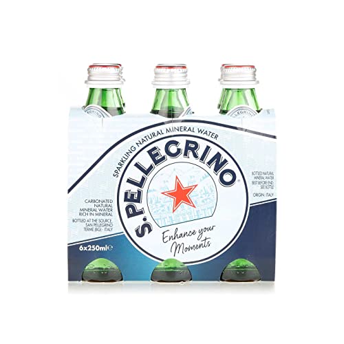 San Pellegrino Sparkling Mineral Water Glass 250ml (Pack of 6)