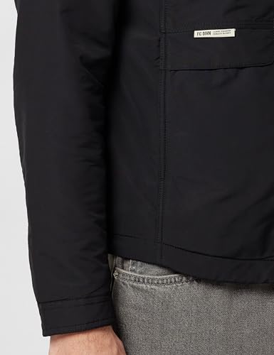 Image of Qube By Fort Collins Men's Shacket for Winter - Padded Shirt Jacket for Men | Full Sleeve Button Down Overshirt with Four Utility Pockets & Snap Placket for Layering, Travel & Everyday Wear