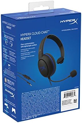 قیمت و خرید هدست HyperX Cloud Chat - Playstation رسمی دارای مجوز برای PS4 ،  پاک کردن گفتگوی صوتی ، درایور 40 میلی متر ، میکروفون لغو سر و صدا ، فیلتر