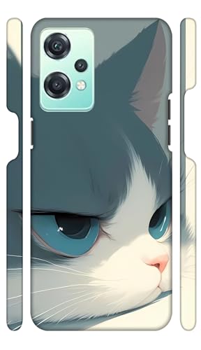 Image of Sad Cat Designer Printed Hard Back Cover for Oneplus Nord CE 2 Lite 5G Attractive and Uniquely Crafted Smartphone Case