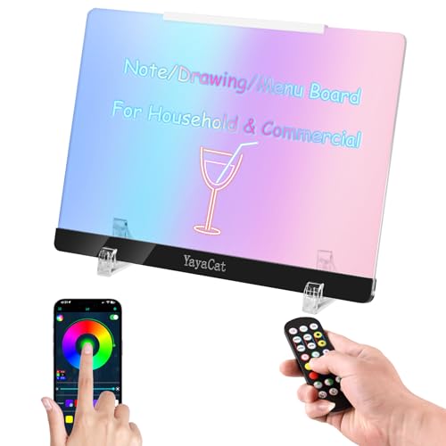 LED Acrylic Led Note Board Unlimited Colors,Amazing Dreamy