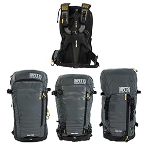 Travel Backpack (Set of 3) – Ski Snowboard Bag, Motorcycle Biking Back Pack & Mountaineering Backpack with Fully Compatible Base Unit – Hiking, Camping & Traveling Rucksack – Daypack for Outdoors