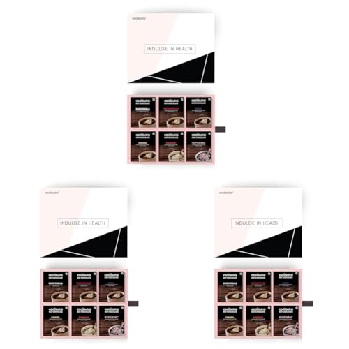 Image of Cocosutra Hot Chocolate Gift Hamper | 2 * 6 Single Serve Sachets | 6 Premium Drinking Chocolate Flavors | Gluten Free & Vegan | Enjoy Hot or Cold | 240g (Pack of 3)