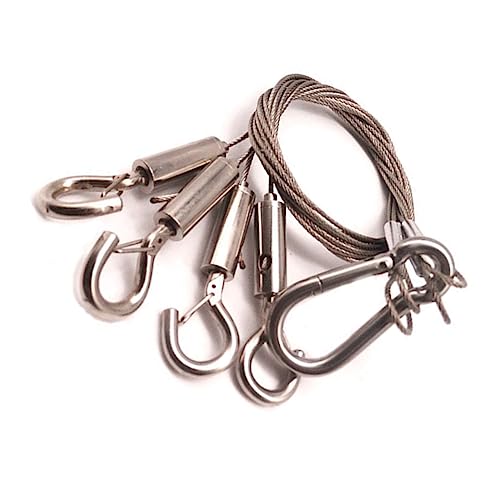 JECOMPRIS Ceiling Light Hanging Cable Wire Rope for LED Panel Light Box Banner Suspension Lightweight and Strong Sign Hanging