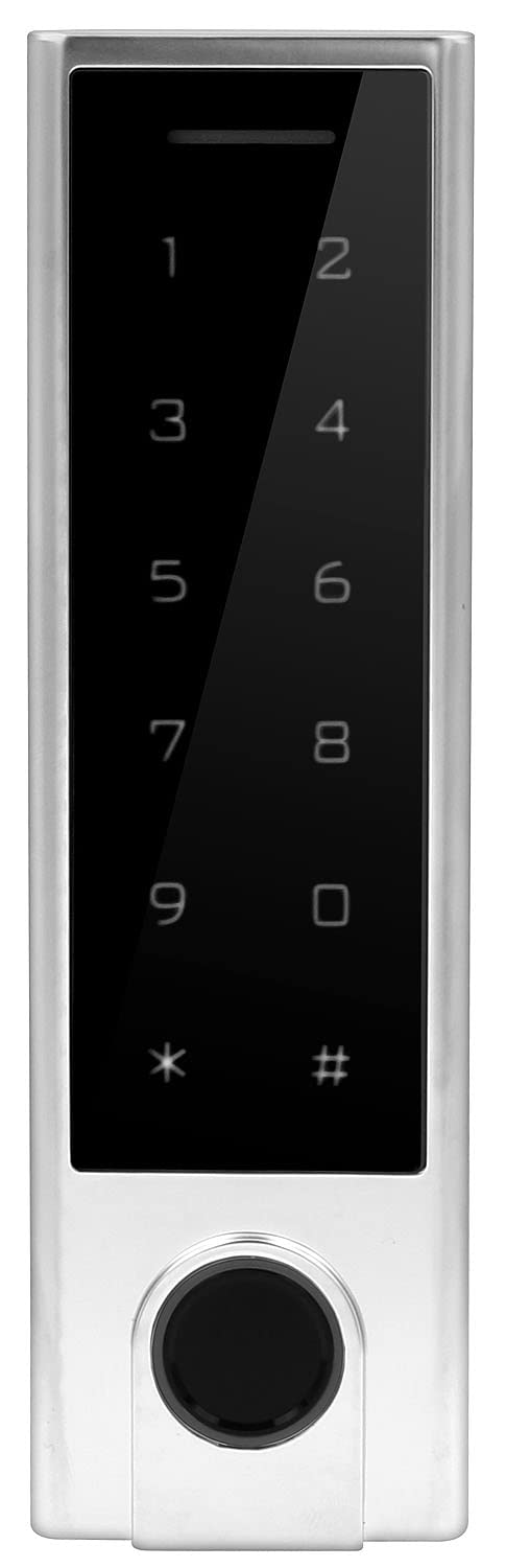 EURA AC-91H4 Smart WiFi - Lettore da parete per controllo accessi elettronico, controllo accessi, lettore proxy da 13,56 MHz, lettore biometrico, apertura codice e cellulare, app TTLock/TTHotel