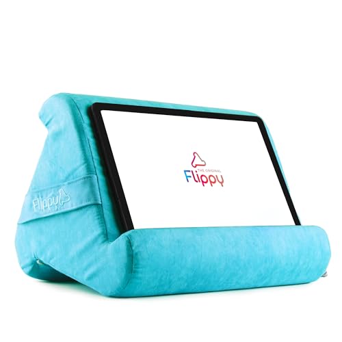 Flippy Original Tablet Pillow Stand & iPad Holder Gift for Book Lovers & Readers Multi-Angle Stand with Storage for Lap Desk & Bed Compatible with Kindle Fire iPad & Samsung I Wanna Go to Miami