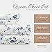 Linen Market 4 Piece Queen Sheet Set - Breathable, Double-Brushed Patterned Cooling Sheets – Oeko-TEX Certified Ultra Soft & Wrinkle-Free 16