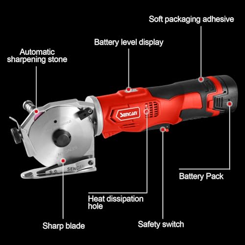 SENCAN Cordless Electric Rotary Shear