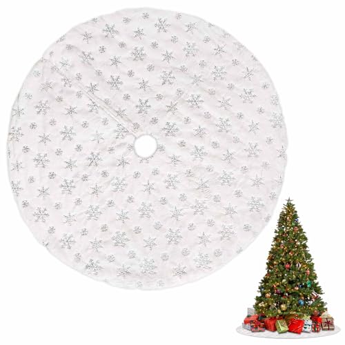 Cubre Pie Arbol de Navidad,Christmas Tree Skirt 78cm,Falda Arbol de Navidad,Saia Arvore de Natal para Árbol de Navideño Decoración
