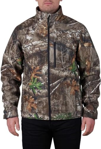 Milwaukee 224C-21XL M12 QUIETSHELL Lithium-Ion Cordless Heated Jacket (3 Ah) - X-Large, Realtree EDGE Camo