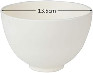 Elitzia ETBWP001 Silicone Mask Bowl Beauty Salon Necessary Supplies White Color 4 Size Options(13.5Ã—8.5)