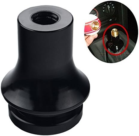 DEWHEL Shift KNOB Boot Retainer/Adapter for Manual Gear Shifter Lever 10X1.5 Color Black