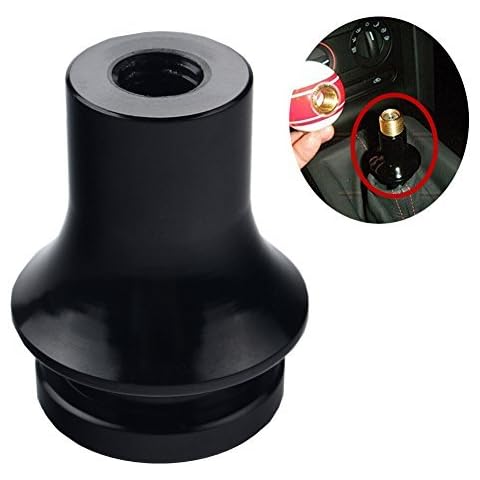 DEWHEL Shift KNOB Boot Retainer/Adapter for Manual Gear Shifter Lever 10X1.5 Color Black Cover