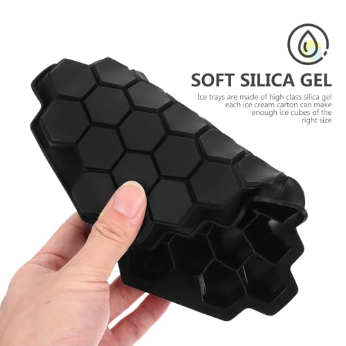 Set de moldes para hielo de silicona flexible miniatura 7