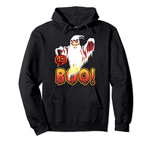 Funny Halloween Costume Ghost Boo Felpa con Cappuccio