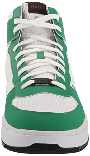 HUGO Men's Chunky High Top Leather Sneakers2