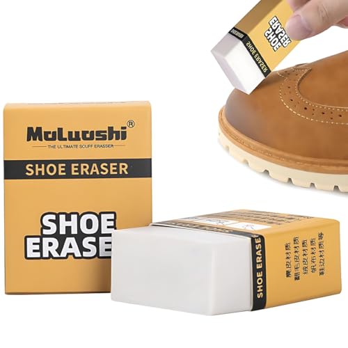UIEXAY 2 Pièces Gomme Nettoyante Daim,Gomme Nettoyante De Supérieure Pour Chaussures,Gommes Pour Chaussures En Daim,Gomme Nettoyante Pour Chaussures,Pour Nettoyer Les Taches Et Les Marques