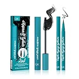 Green Box Mascara & Eyeliner 2-Piece Set | Water-Resistant Smudge-Resistant Lengthening Mascara + Lash Primer & Eyeliner Kit(1 set)