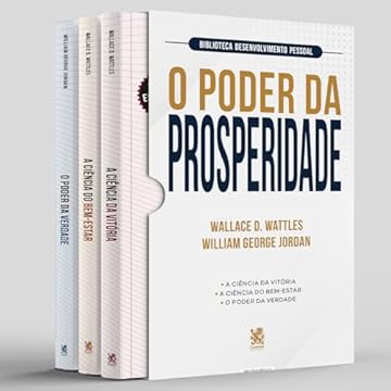 Capa do livro Biblioteca Desenvolvimento Pessoal: O Poder da Prosperidade - Box com 3 Livros