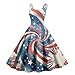 July 4th Dresses Women Maternity Stars Stripe Graphic Festival O Neck Sleeveless Fashion Patriotic USA Flag 4th of July Outfits Vestidos De Verano para Mujer 2025