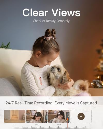 Belcore Pet Camera Robot, Wireless 1080P Movable Pet Camera Battery-Powered with Phone App emote Control for Cats Dogs, Indoor Cam, 2-Way Talk, Night Vision, Motion Detection - Image 5