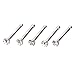 Lisli® 60x Rhinestone Stainless Steel Crystal Nose Ring Bone Stud Body Piercing Jewelry (White)