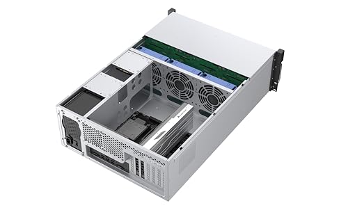 Image of Rosewill 4U Rackmount Server Chassis | Supports up to 24 3.5 inch 12Gbps Hot Swap SATA /SAS | E-ATX & SSI-EEB Compatible | 3X 120x38mm PWM Fan | RSV-H424