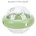 JOROBURO Dog Feeder Toy, Durable Flying Saucer Shaped Design Slow Eating Interactive Feeding Puzzle Toys, Pet Food Dispensing Puzzle Toy Feeding Dispenser for Dogs Cats (UFO-Lime Green)