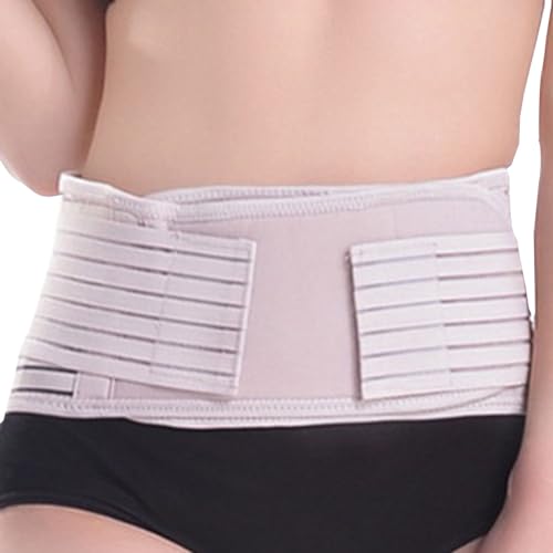 HBBursts Breathable Waist Protector, Ergonomic Back Brace, Lumbar Support Belts For Men And Women, For Sedentariness, Works(White,Length 41inch)