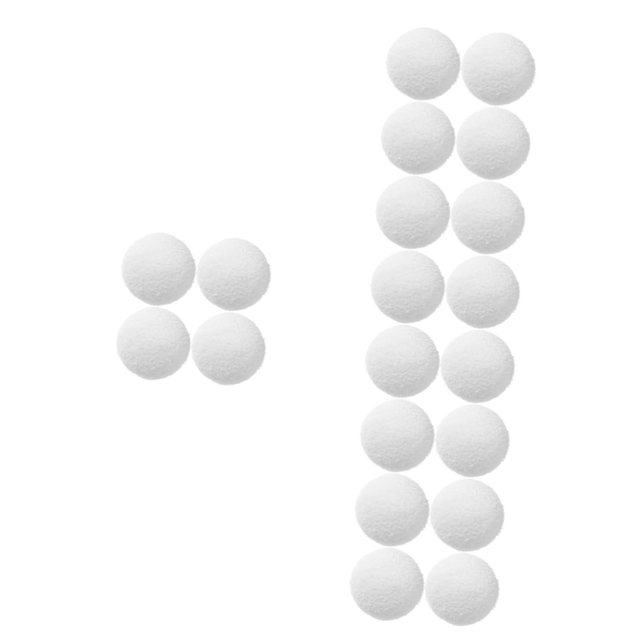 Toyvian 5 Ensembles Éponge Absorbante D'Huile pour Piscine Boules De Nettoyage Éponge D'Élimination D'Huile Filtre D'Aquarium Filtre en Fibre Boules 4 pièces * 5