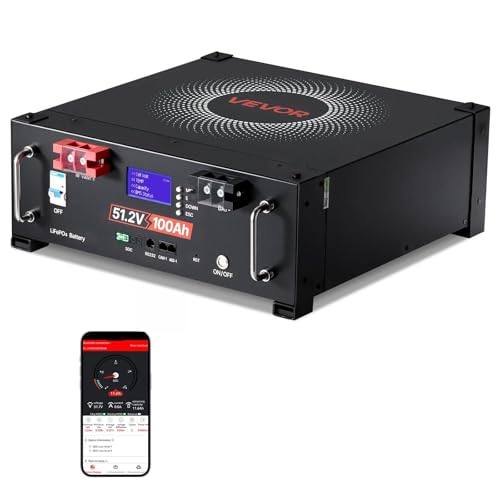 Vevor 48V 100Ah Lithium Battery with Bluetooth