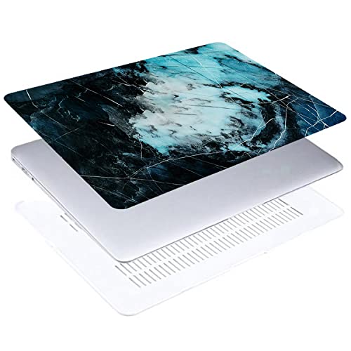 Funda MacBook 12 A1534 rígida antiarañazos con elegante diseño de mármol y cubreteclado 4